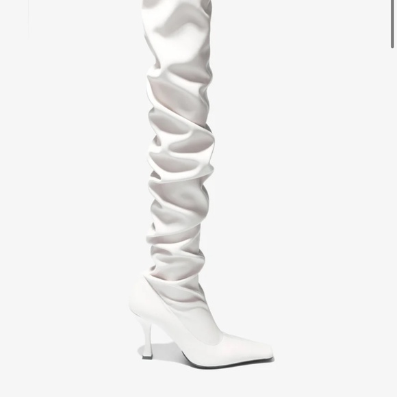 White Proenza Shouler Over The Knww Boots - Picture 1 of 13